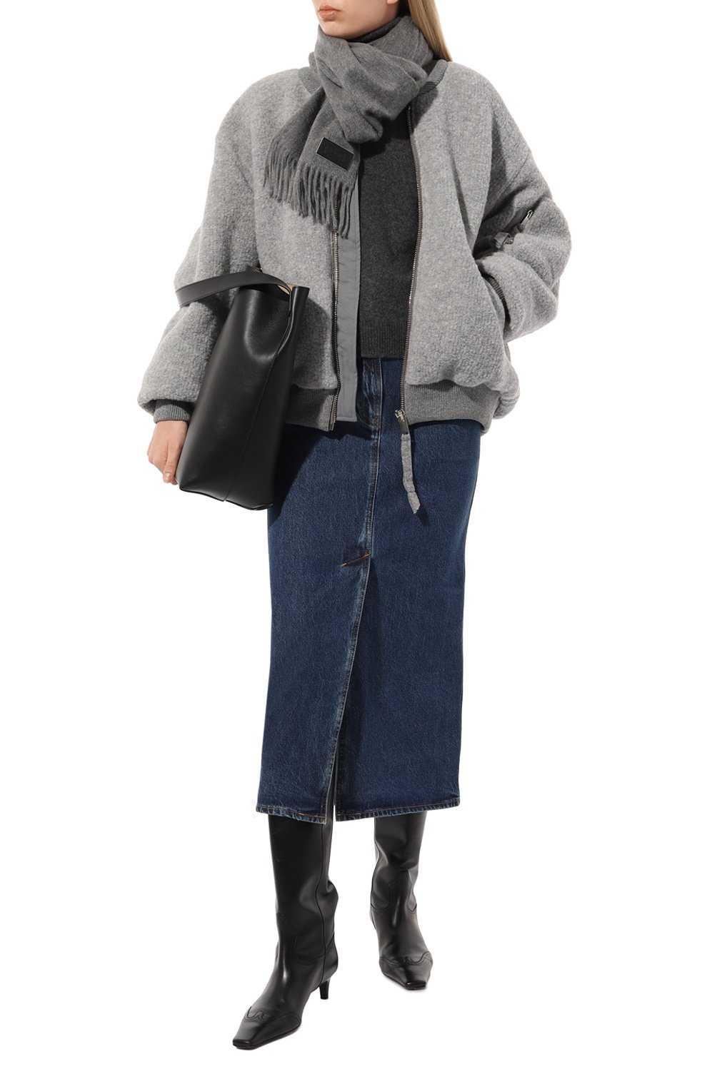 Кашемировый шарф AGNONA, арт. AS04Z7E/H7041E, фото 4