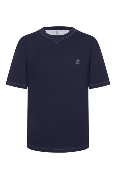 Мужская хлопковая футболка BRUNELLO CUCINELLI, арт. M0B131328G