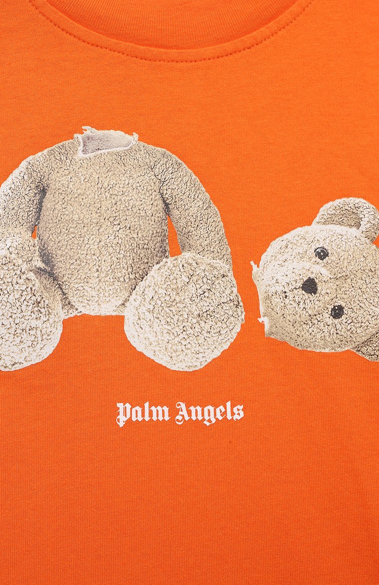 Хлопковая футболка PALM ANGELS, арт. PBAA001F22JER0012060, фото 1