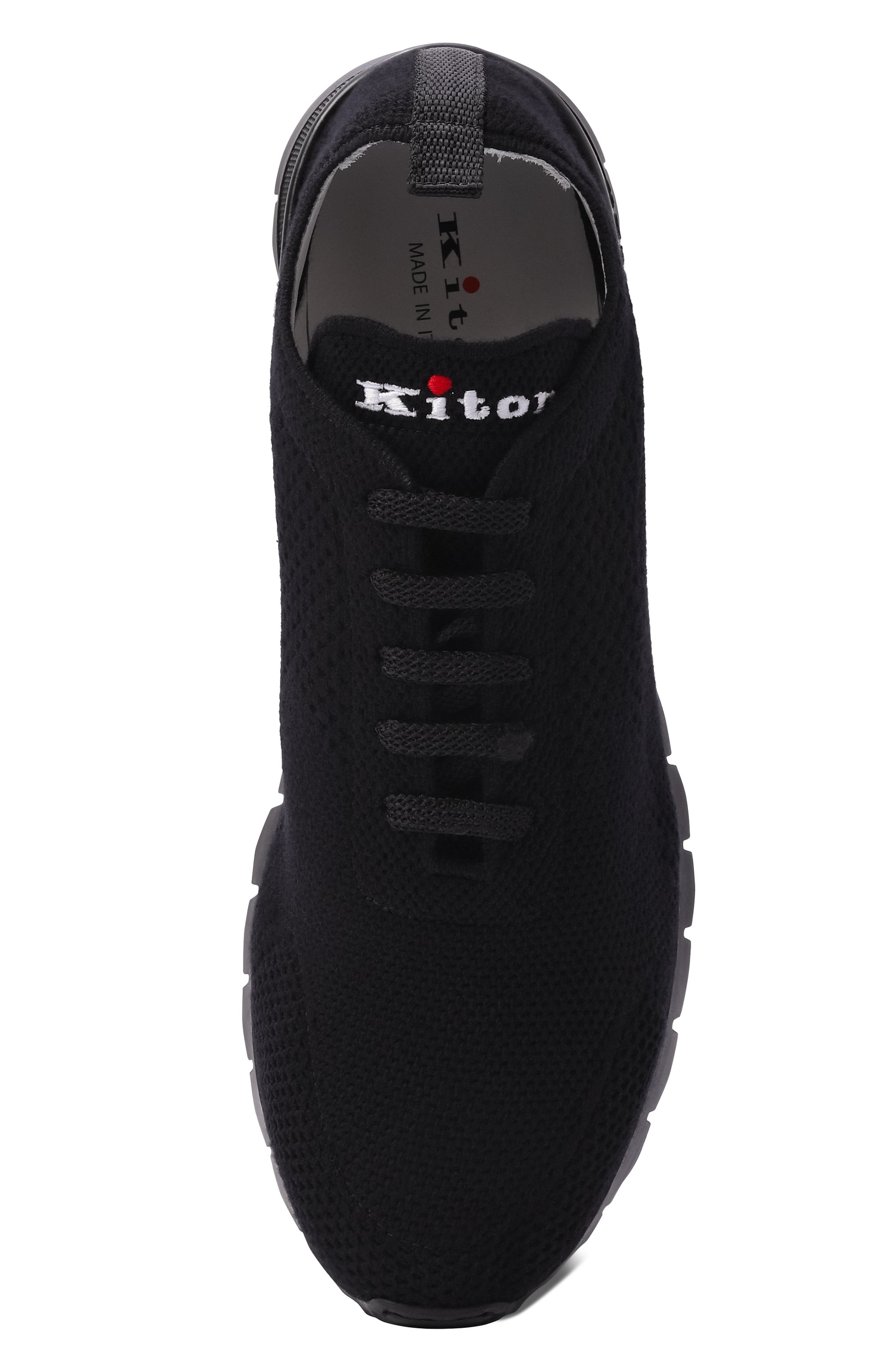 Текстильные кроссовки KITON черного цвета по цене 112000 руб., арт. USSFITBN00847, фото 5 Текстильные кроссовки KITON, арт. USSFITBN00847, фото 5