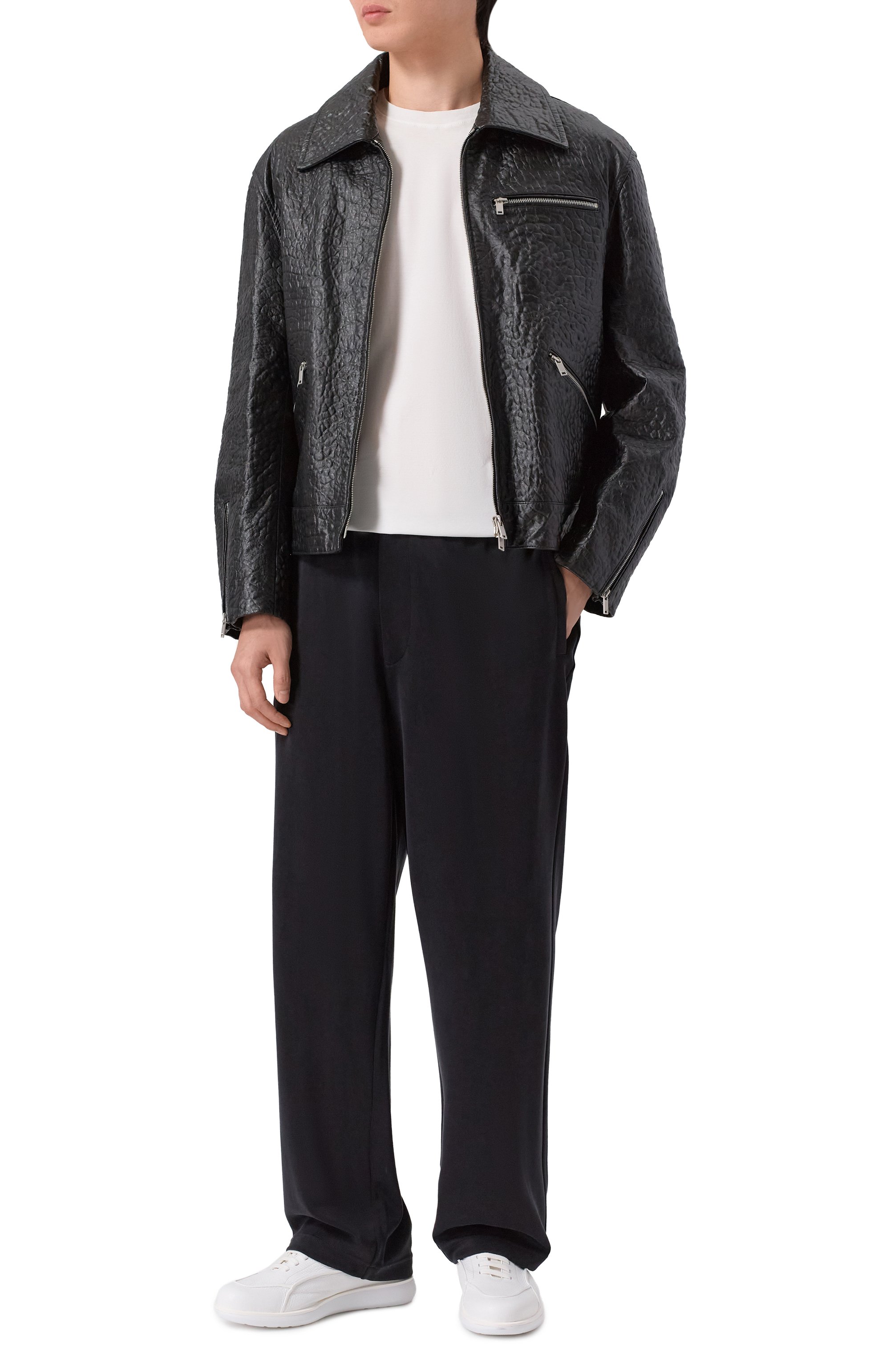 Кожаные кроссовки GIORGIO ARMANI, арт. X2C526/XF224, фото 2