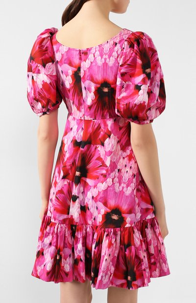 Хлопковое платье ALEXANDER MCQUEEN, арт. 610403/QCABB, фото 4