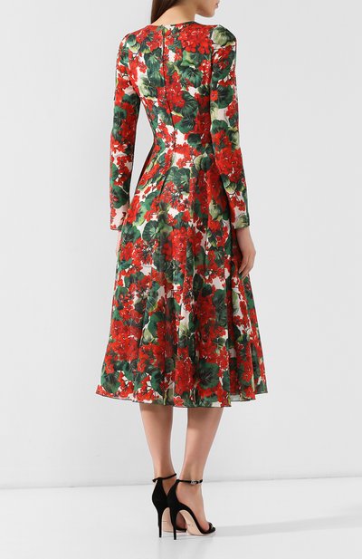 Шелковое платье DOLCE & GABBANA, арт. F6D4YT/FSAYB, фото 4