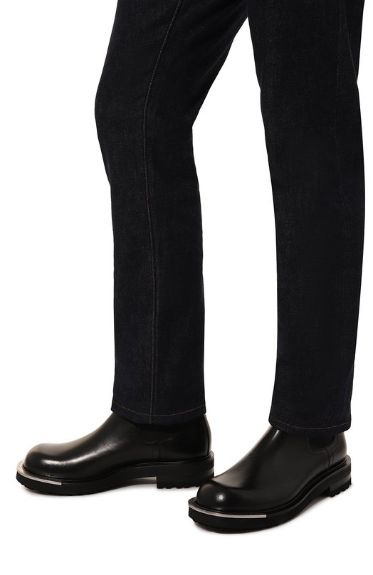 Кожаные челси Roberto Cavalli Чёрный, фото 3