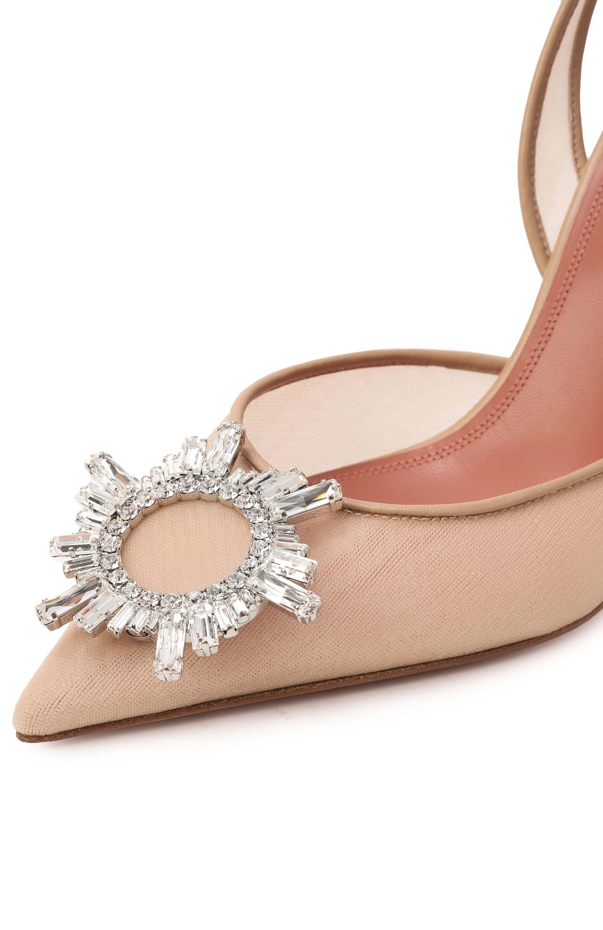 Текстильные туфли begum sling 95 AMINA MUADDI, арт. BEGUM MESH SLING 95/MESH, фото 7