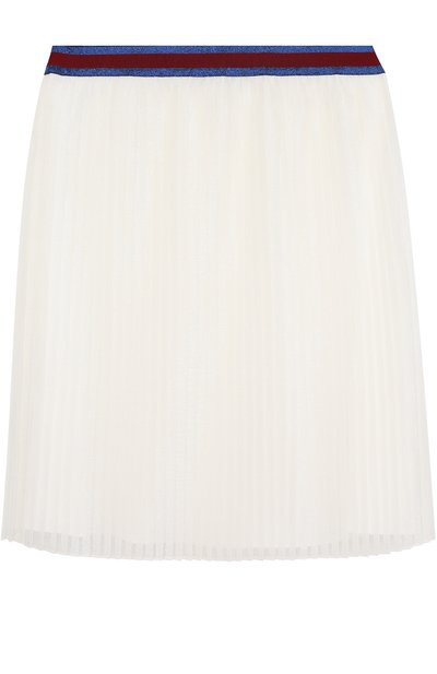 Плисированная юбка с контрастным поясом GUCCI, арт. 450277/ZB349, фото 2