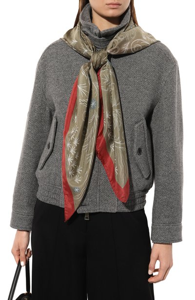 Шелковый платок дракон GOURJI, арт. T27DRBE7R, фото 3