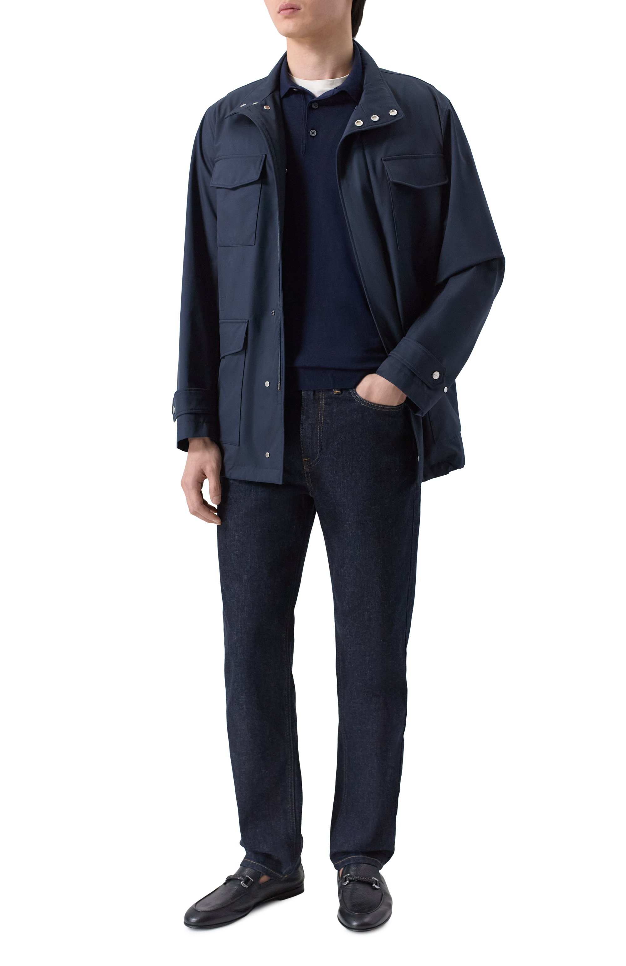 Кожаные лоферы BARRETT, арт. 221U024.14/CERV0, фото 2