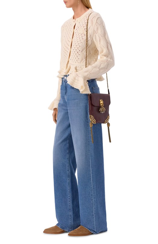 Сумка Château Treasures Chloé CH25WS715Q23_001 Бордовый  CH25WS715Q23_001 Фото 7