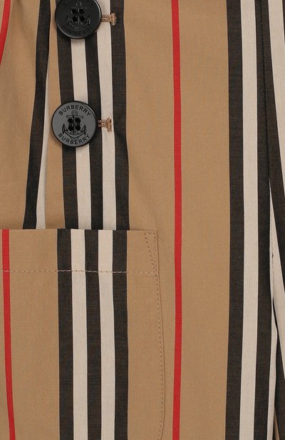 Укороченные брюки из хлопка BURBERRY, арт. 8008442, фото 3