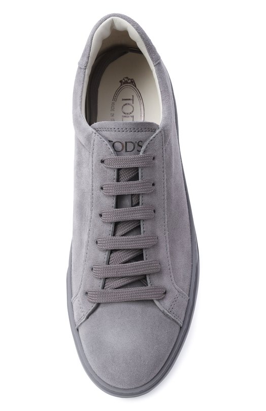 Замшевые кеды Tod’s XXM04L0HZ40/RE0 Серый  XXM04L0HZ40/RE0 Фото 6