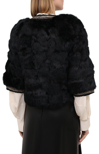 Шуба из меха кролика BLUGIRL, арт. 02525, фото 4