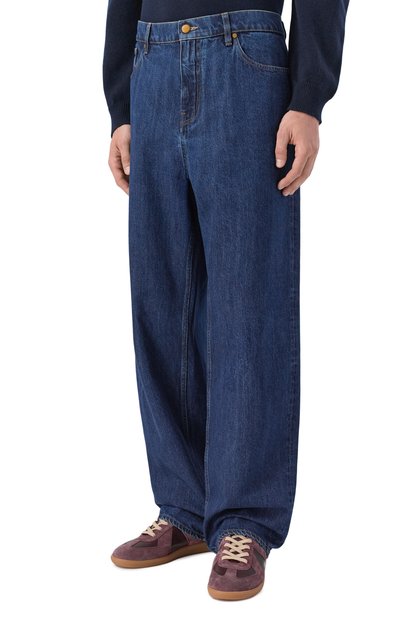 Джинсы JIL SANDER темно-синего цвета по цене 141500 руб., арт. J22KA0357/J45324, фото 3 Джинсы JIL SANDER, арт. J22KA0357/J45324, фото 3