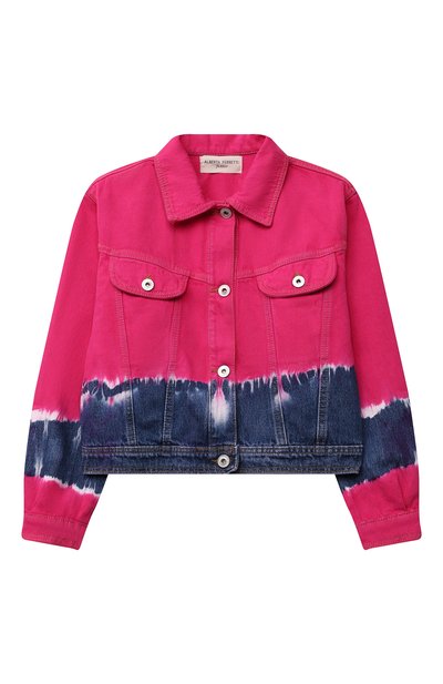 Джинсовая куртка ALBERTA FERRETTI JUNIOR фуксия цвета по цене 29150 руб., арт. 027813, фото 1 Джинсовая куртка ALBERTA FERRETTI JUNIOR, арт. 027813, фото 1