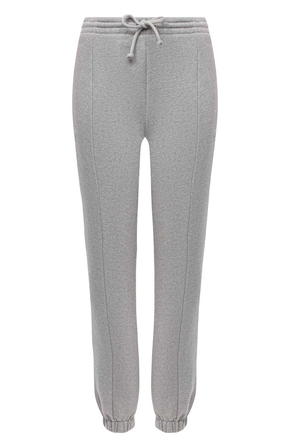 Хлопковые джоггеры VETEMENTS серого цвета по цене 57550 руб., арт. WAH21TR645 1601/GREY, фото 1 Хлопковые джоггеры VETEMENTS, арт. WAH21TR645 1601/GREY, фото 1