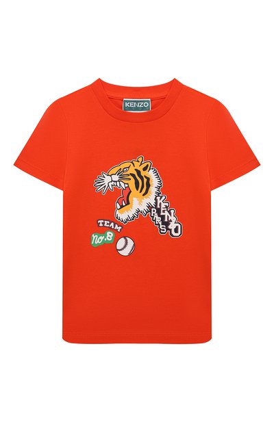 Хлопковая футболка KENZO, арт. K25856/3Y-5Y, фото 1