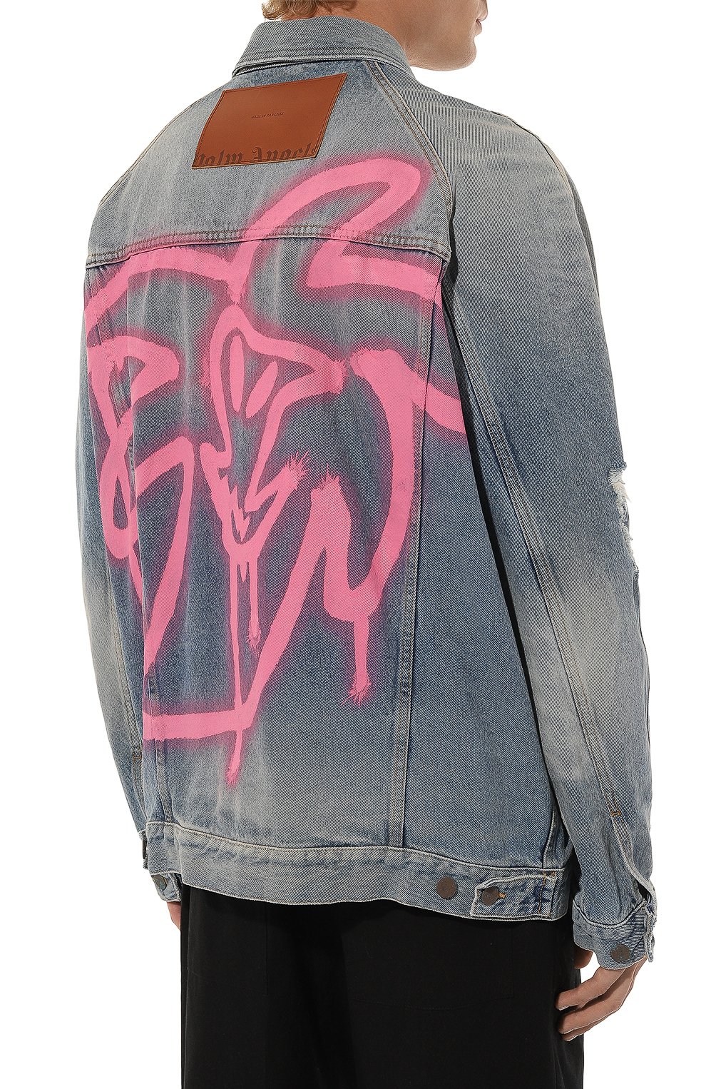 Джинсовая куртка PALM ANGELS, арт. PMYE038E23DEN0014032, фото 4