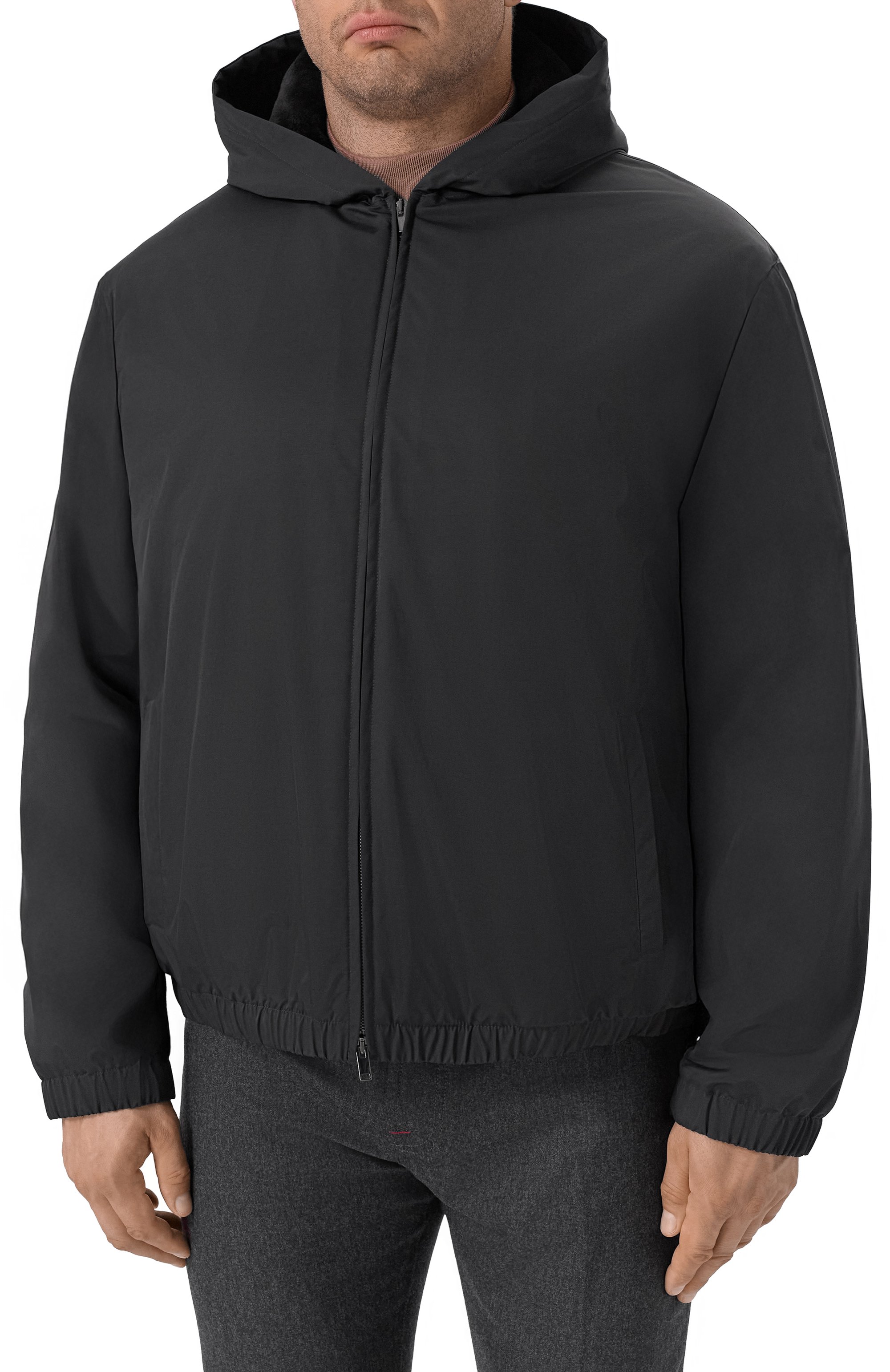 Пуховый бомбер с подкладкой из норки MVST, арт. FTECK-ME5635-4V BS, фото 3