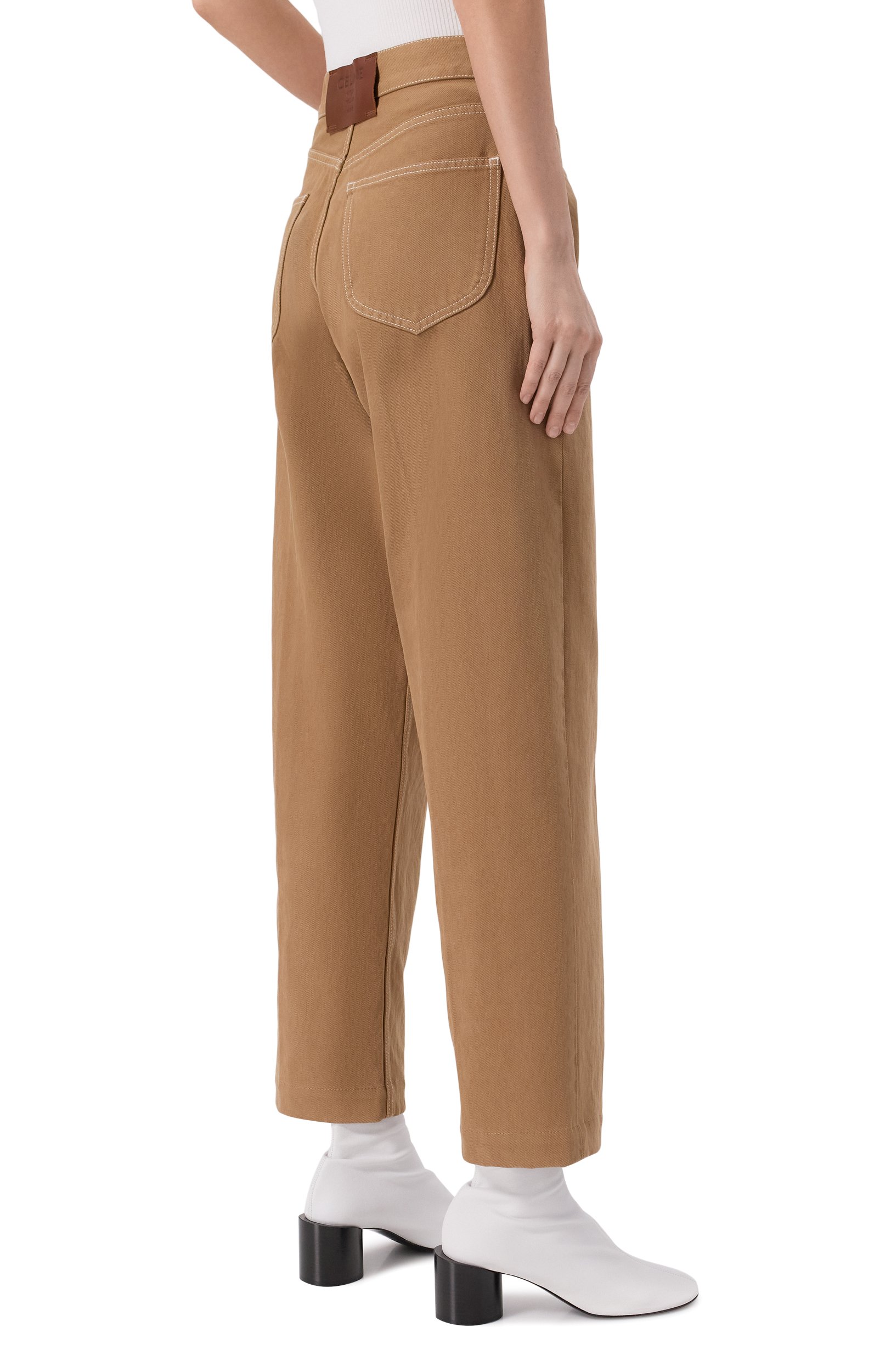 Джинсы CELINE бежевого цвета по цене 137000 руб., арт. RP0HY/789D, фото 4 Джинсы CELINE, арт. RP0HY/789D, фото 4