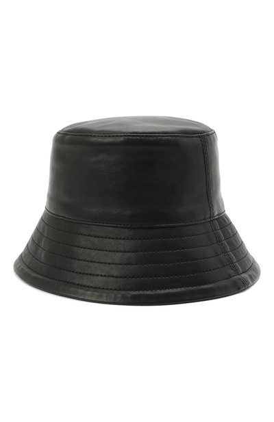 Кожаная панама BATS черного цвета по цене 22000 руб., арт. FW20/Z_010, фото 2 Кожаная панама BATS, арт. FW20/Z_010, фото 2