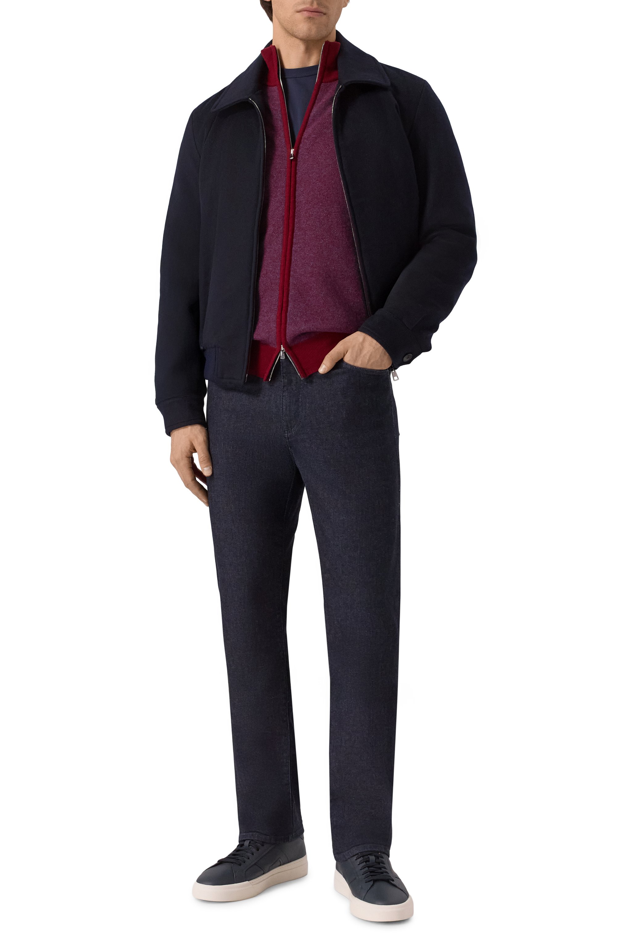 Кардиган из шерсти и кашемира ANDREA CAMPAGNA, арт. M5625-9416, фото 2