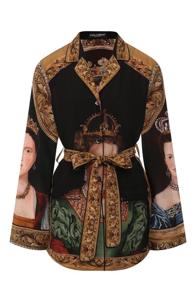 Женская шелковая рубашка DOLCE & GABBANA, арт. F5I89T/GD025