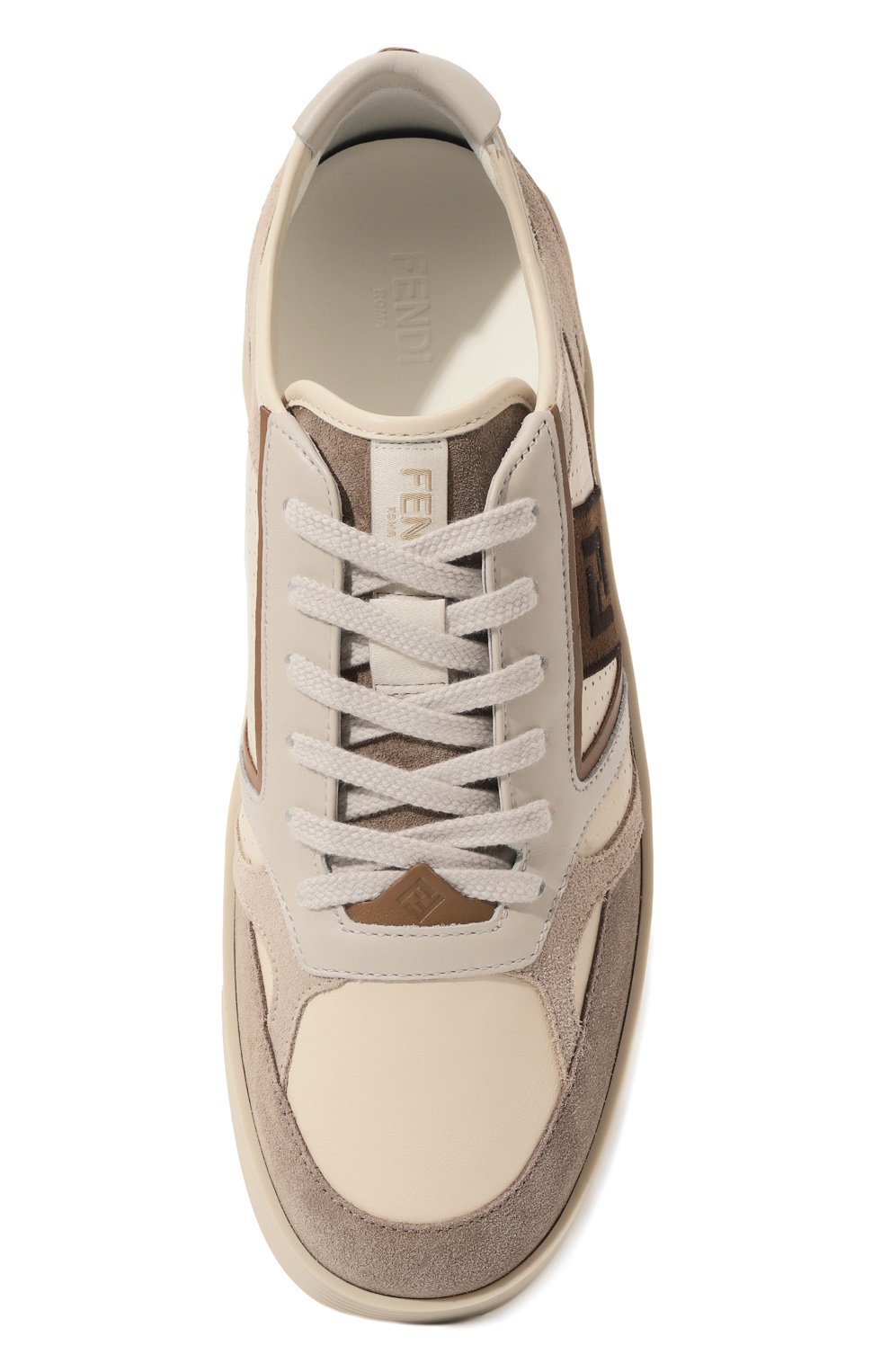 Кожаные кеды step FENDI, арт. 7E1631/A1GV, фото 6