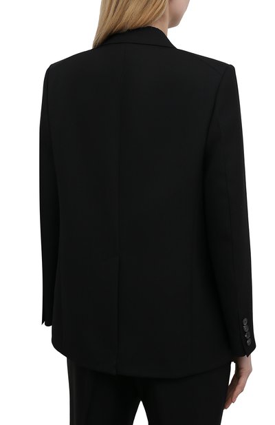 Шерстяной жакет VICTORIA BECKHAM черного цвета по цене 175000 руб., арт. 1221WJK002491A, фото 4 Шерстяной жакет VICTORIA BECKHAM, арт. 1221WJK002491A, фото 4