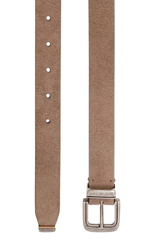 Кожаный ремень Brunello Cucinelli MAUGP259 Бежевый  MAUGP259 Фото 3