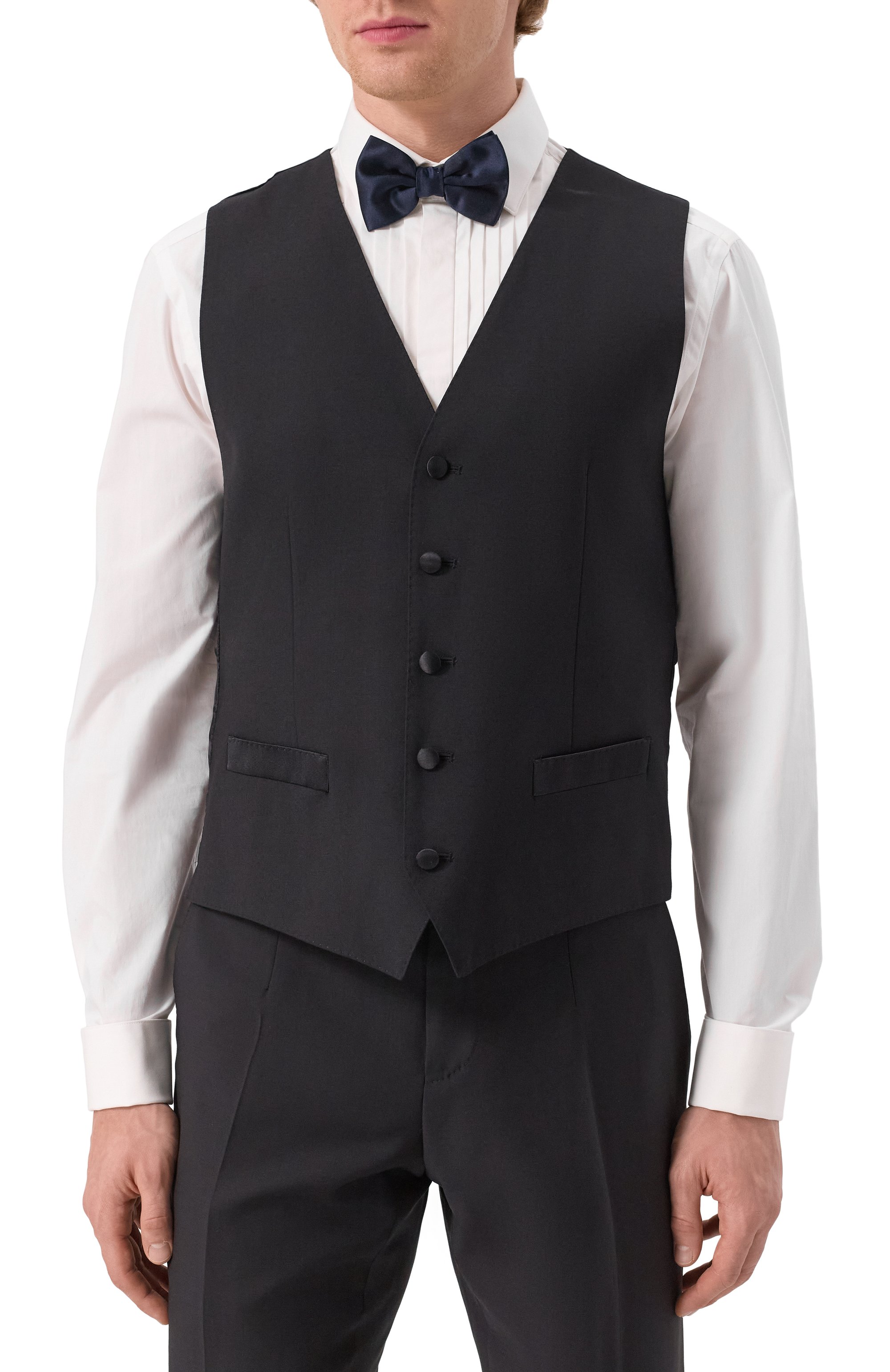 Смокинг-тройка из шерсти и шелка DOLCE & GABBANA, арт. GK2WMT/GG829, фото 4