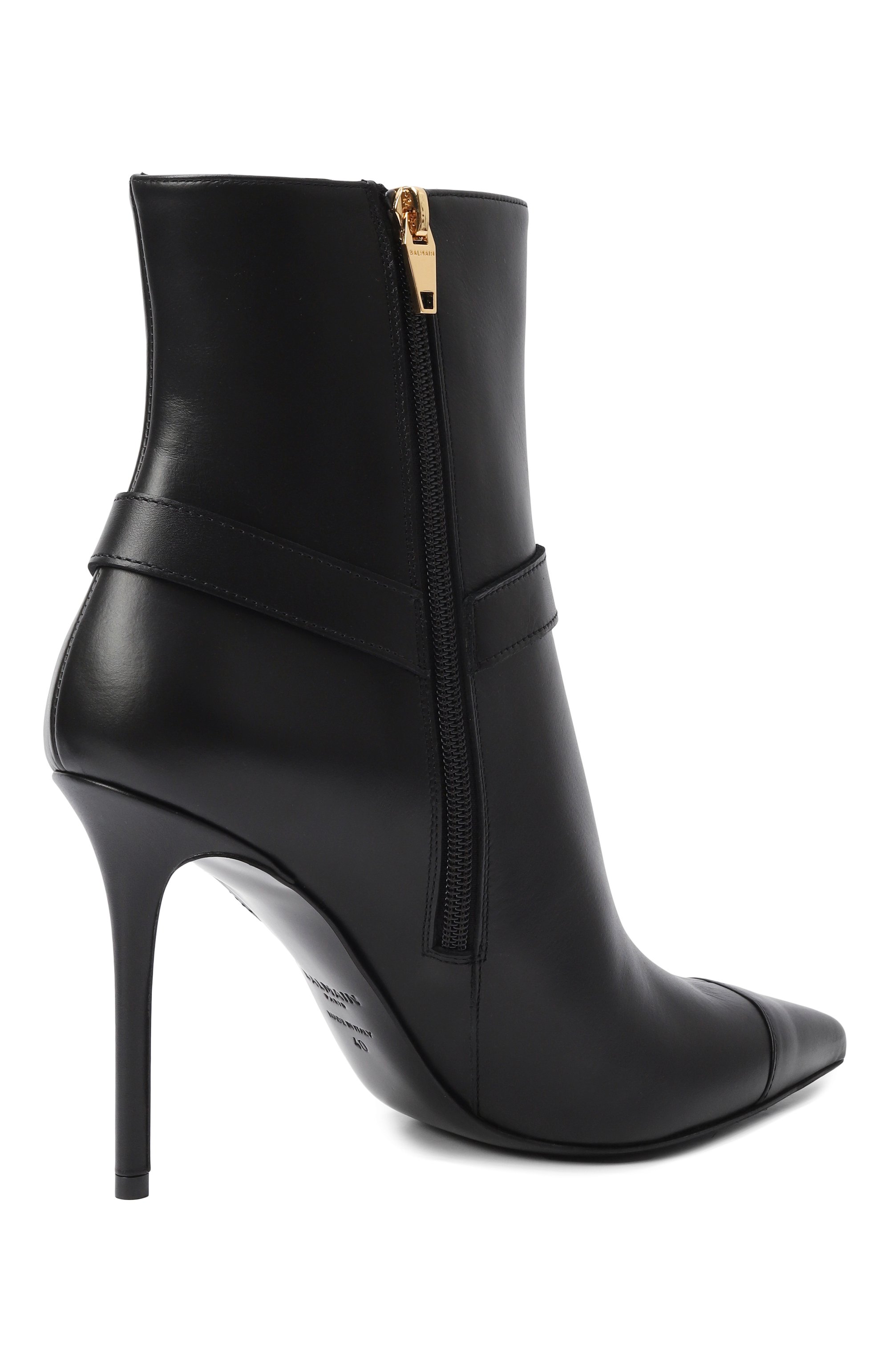 Кожаные ботильоны eva BALMAIN, арт. FN0TE012/LVIT, фото 5