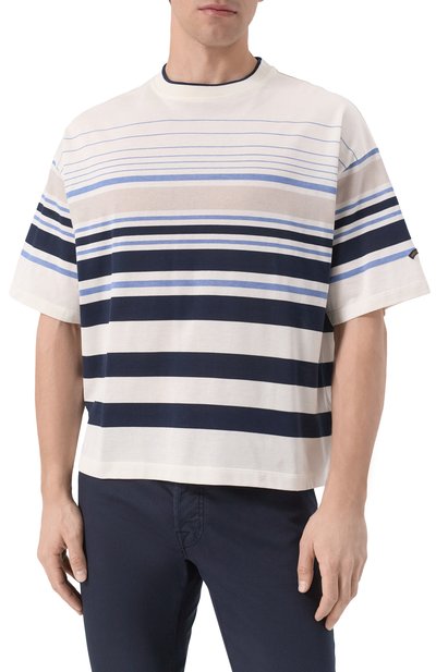 Хлопковая футболка PAUL&SHARK, арт. 25411103, фото 3