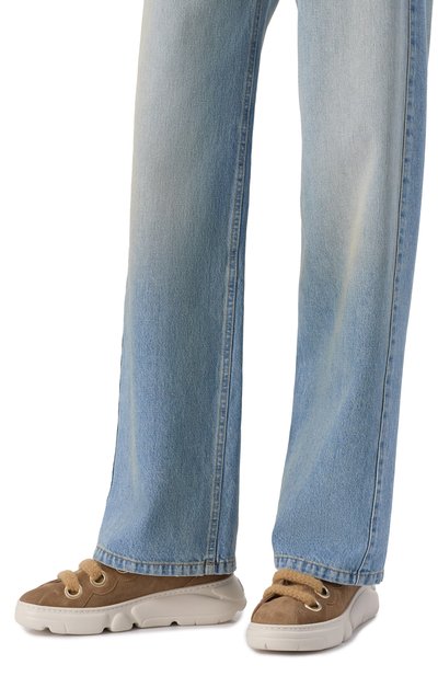 Замшевые кроссовки soft bubble AGL, арт. D938055PG/FERGU, фото 3