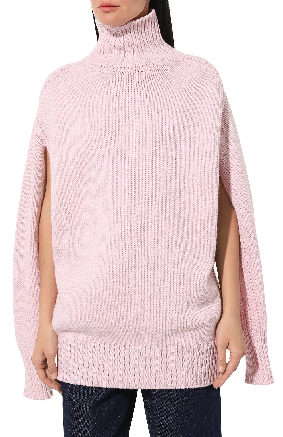 Кашемировый свитер SASUPHI светло-розового цвета по цене 237500 руб., арт. W24603/WS, фото 6 Кашемировый свитер SASUPHI, арт. W24603/WS, фото 6