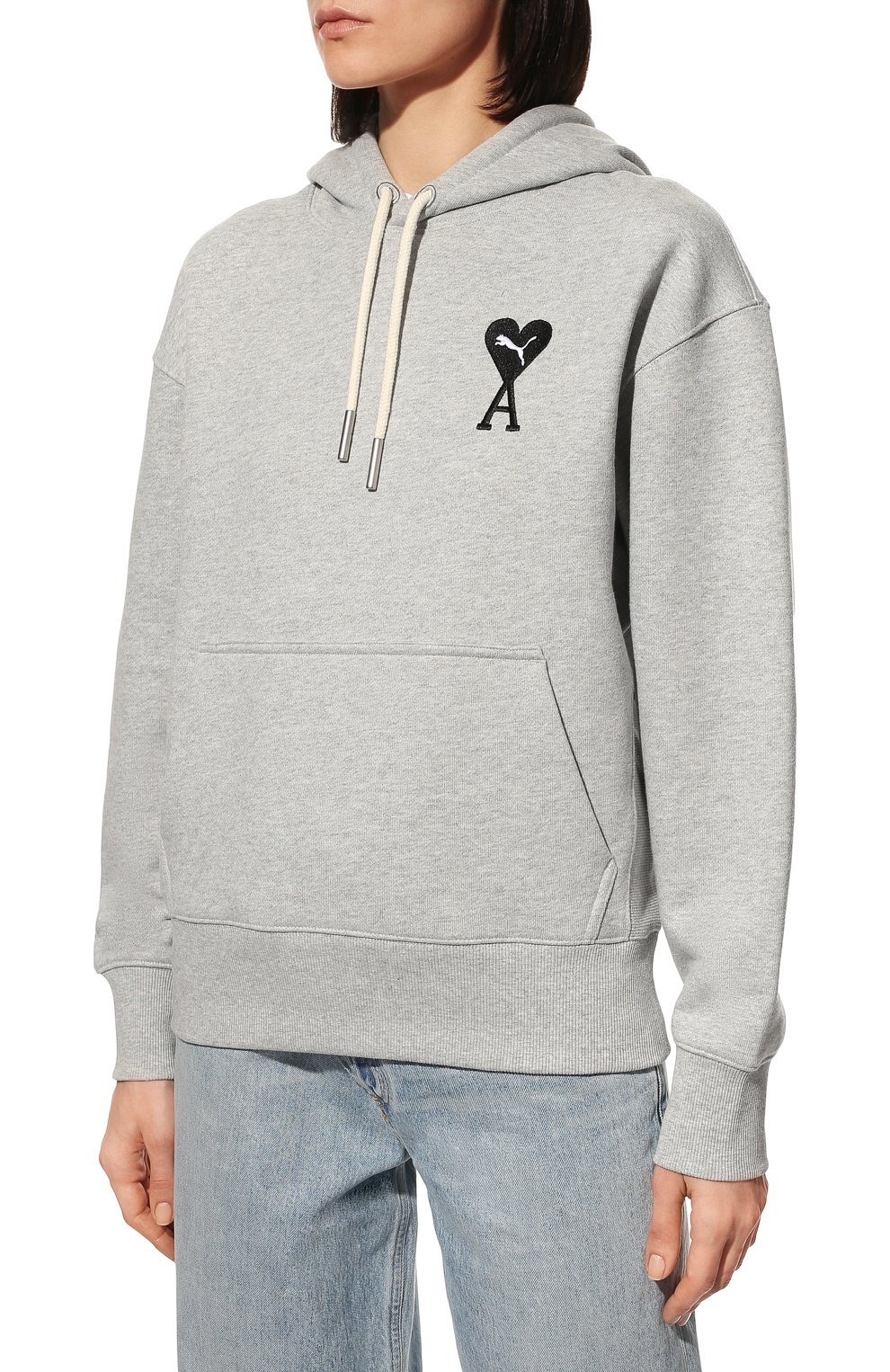 Хлопковое худи puma x ami PUMA, арт. 53406904, фото 3