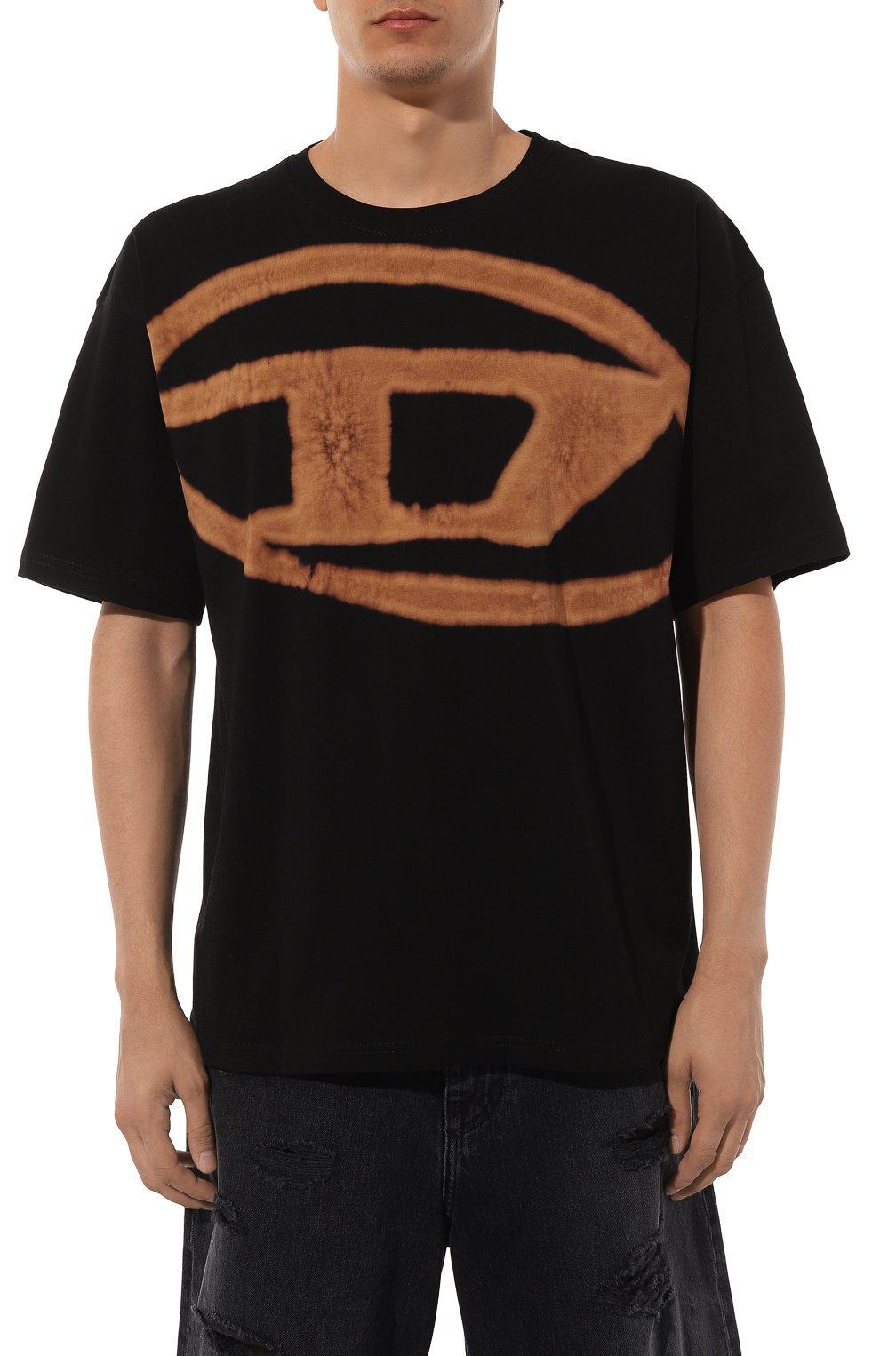 Хлопковая футболка DIESEL, арт. A14872/0QKAS, фото 3