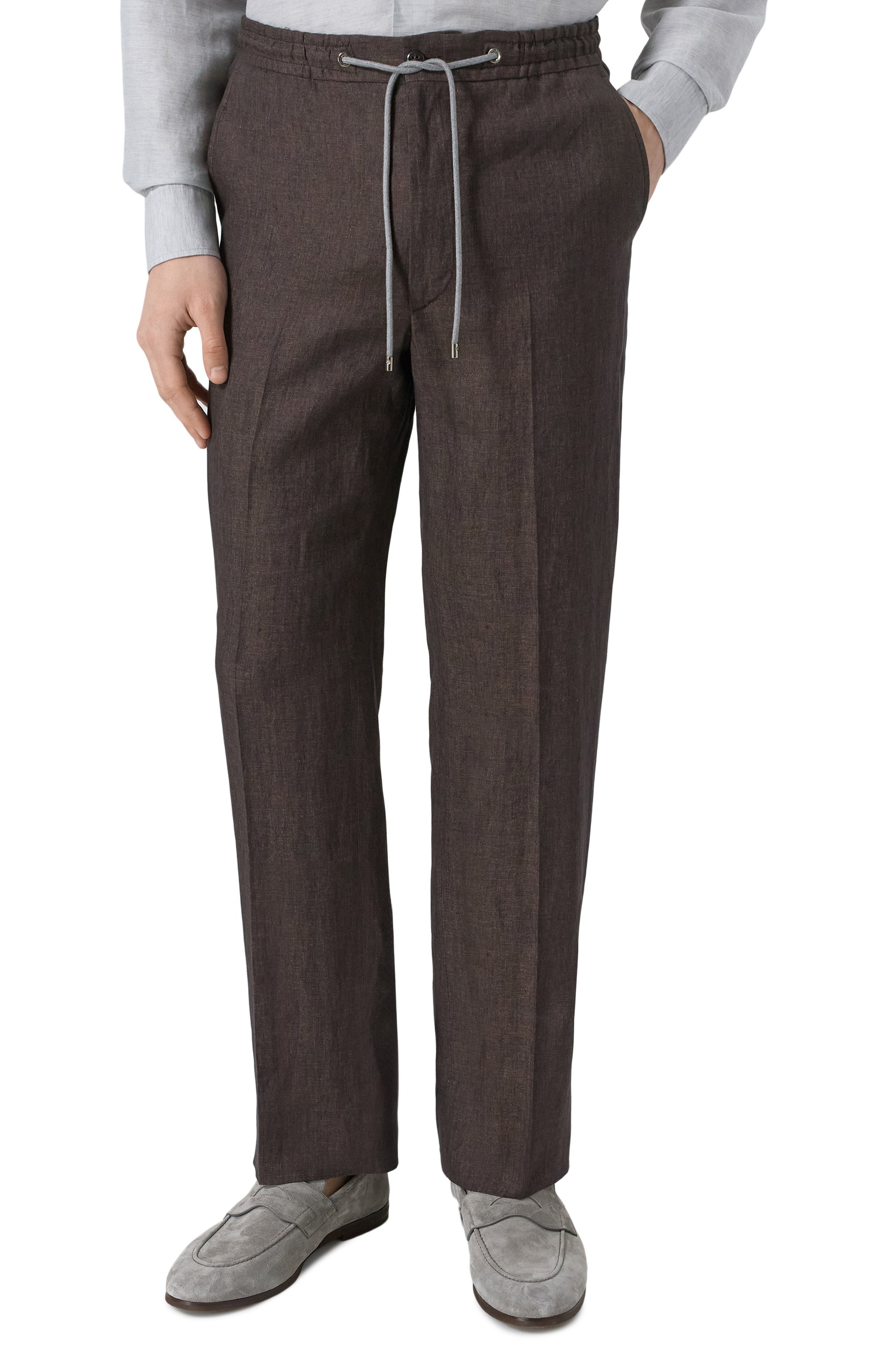 Льняные брюки CORNELIANI, арт. 254L27-2514159, фото 3