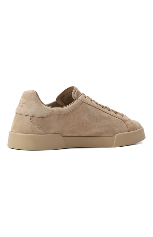 Замшевые кеды Strobel Portofino Light Dolce & Gabbana CS2324/A9T67 Бежевый  CS2324/A9T67 Фото 5