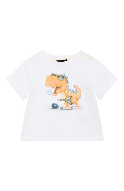 Хлопковая футболка MONNALISA, арт. 28G601