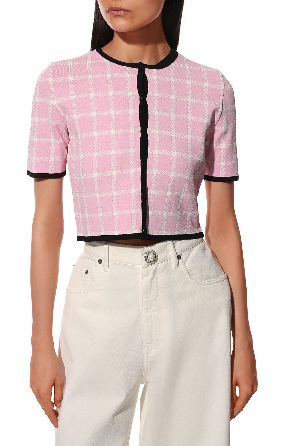 Кардиган из вискозы MIU MIU, арт. MMF412-1YQ1-F0028, фото 3