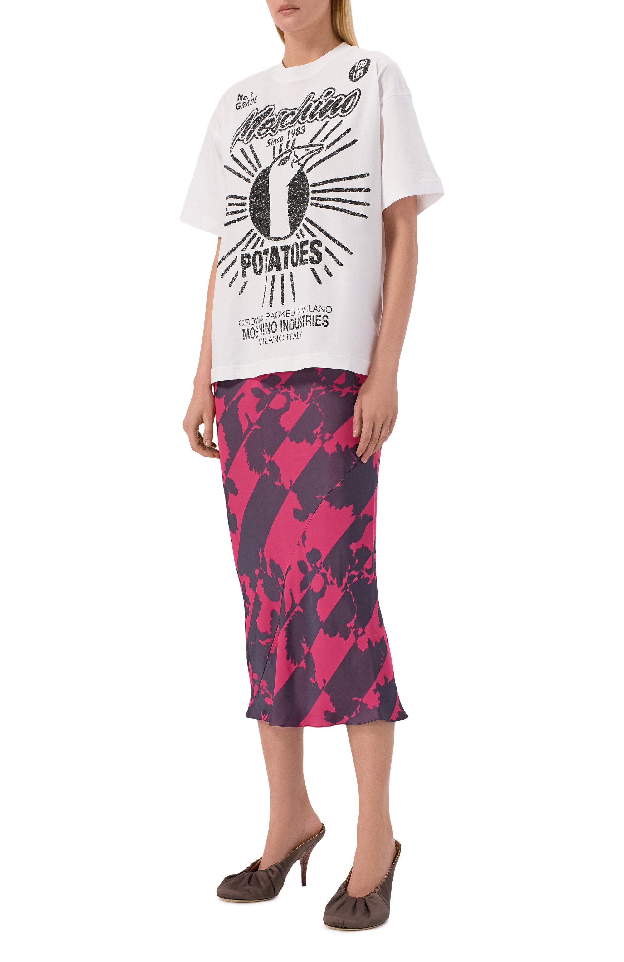 Хлопковая футболка MOSCHINO, арт. A0716/0441, фото 2