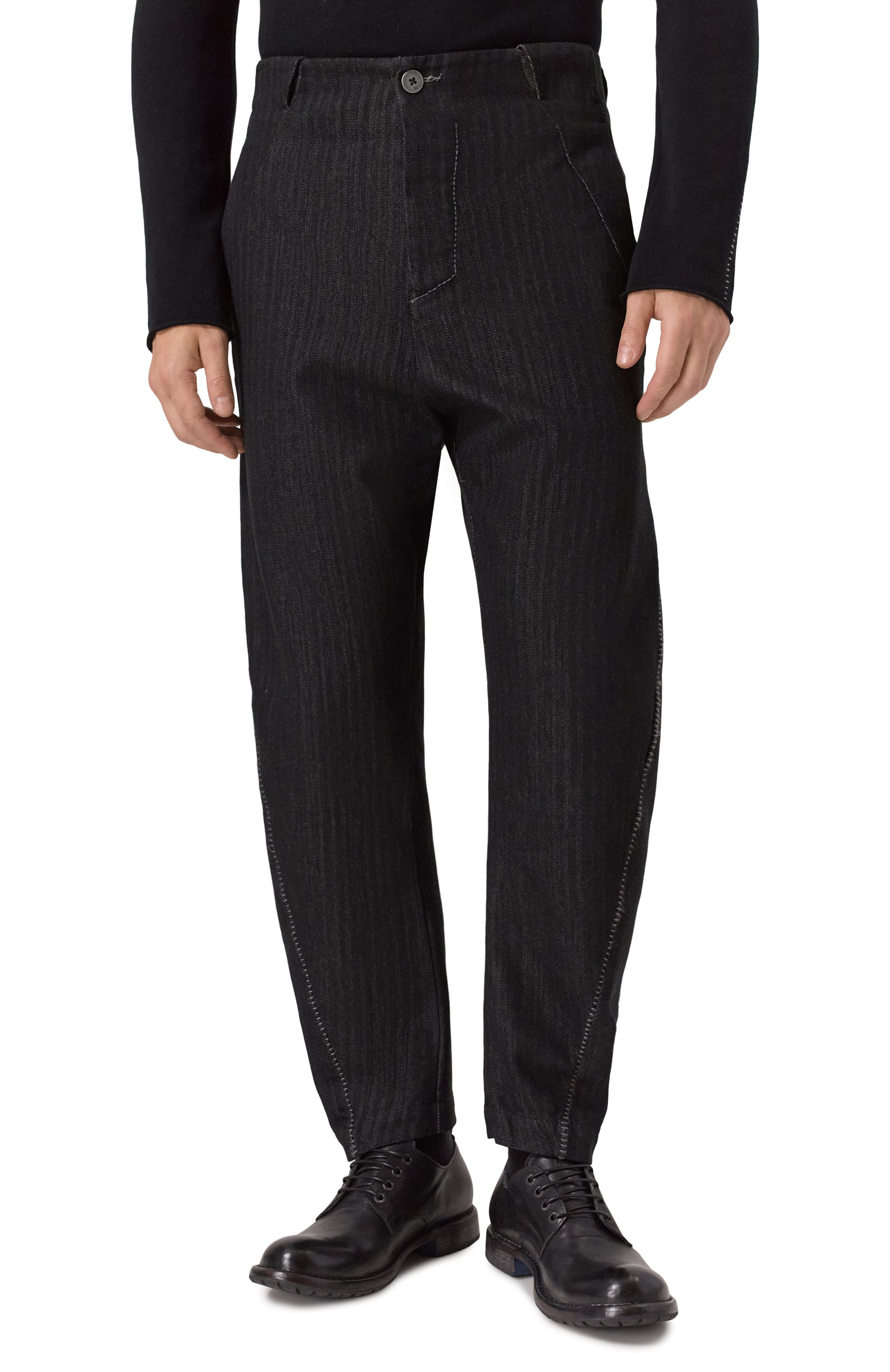 Брюки из хлопка и шерсти TRANSIT, арт. CFUTRBH171, фото 3