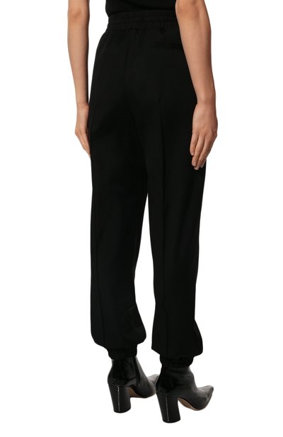Шерстяные джоггеры JIL SANDER черного цвета по цене 93750 руб., арт. J02KA0002-J40003, фото 4 Шерстяные джоггеры JIL SANDER, арт. J02KA0002-J40003, фото 4