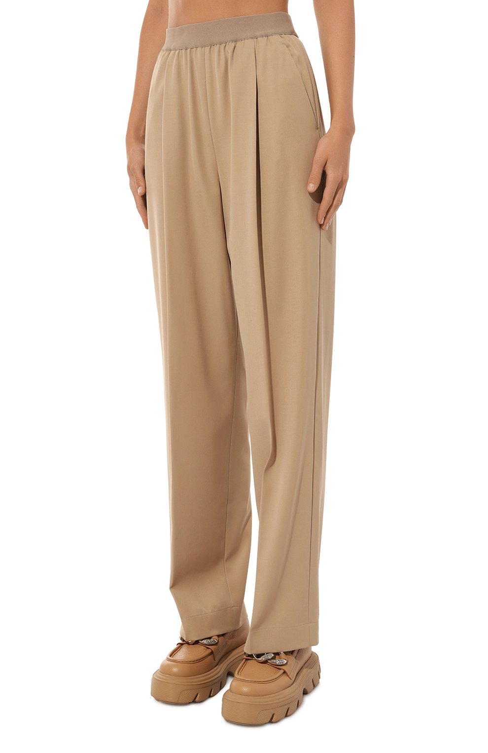 Шерстяные брюки AGNONA, арт. T70608E/U1129E, фото 3