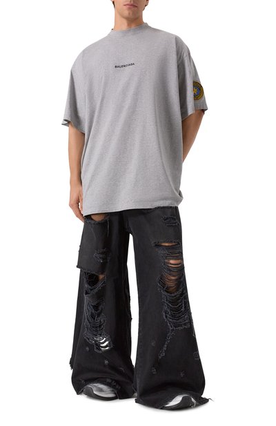Хлопковая футболка BALENCIAGA, арт. 831305/TSVH4, фото 2