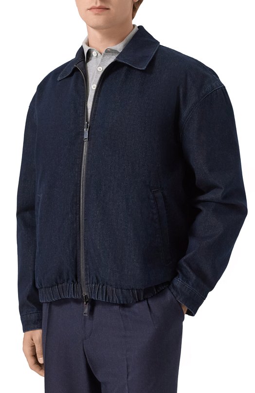 Двусторонний бомбер 7 For All Mankind 7T4J0F41-1W3 Синий  7T4J0F41-1W3 Фото 3