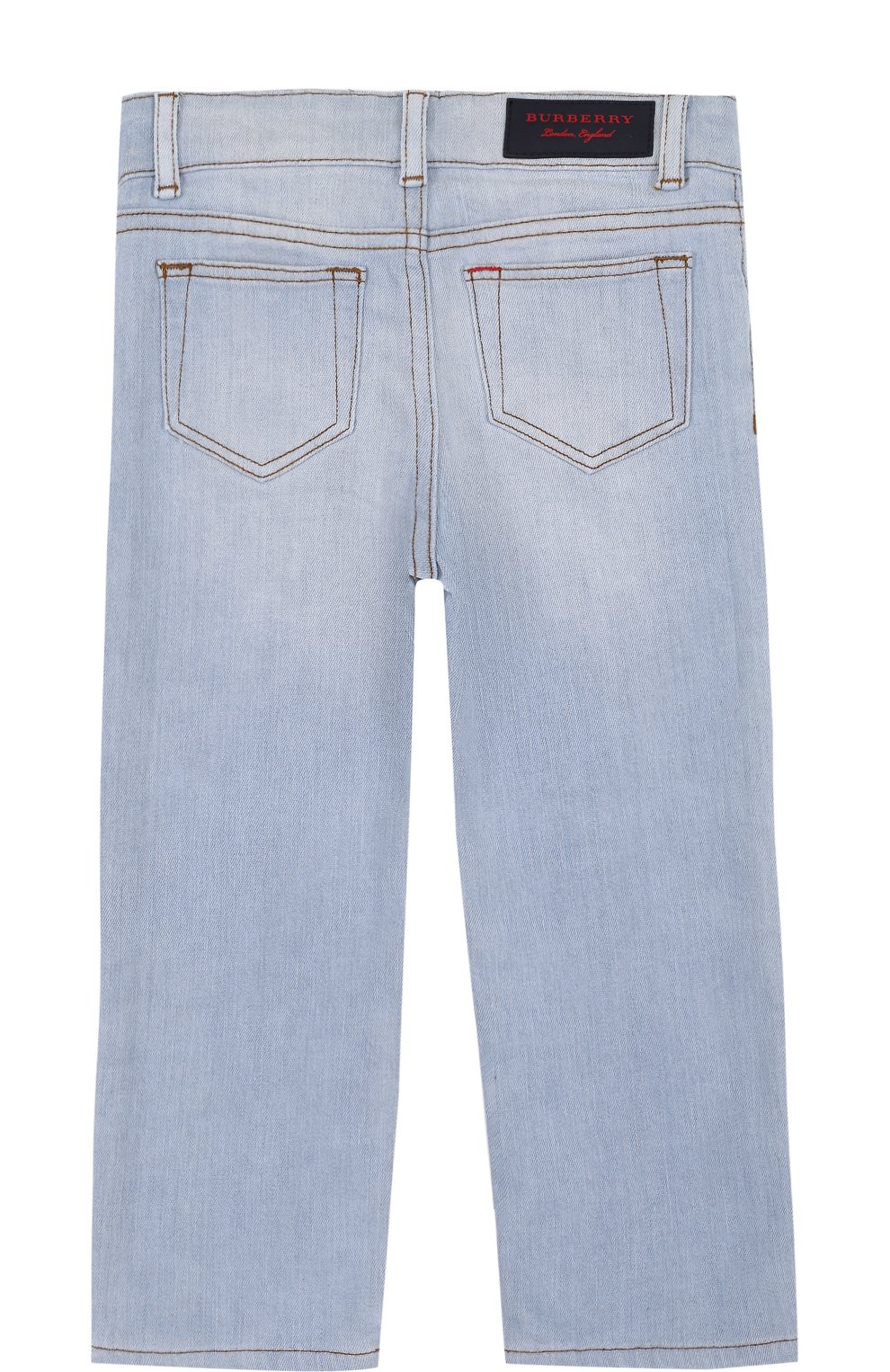 Джинсы с декоративными потертостями BURBERRY, арт. 4063497, фото 2
