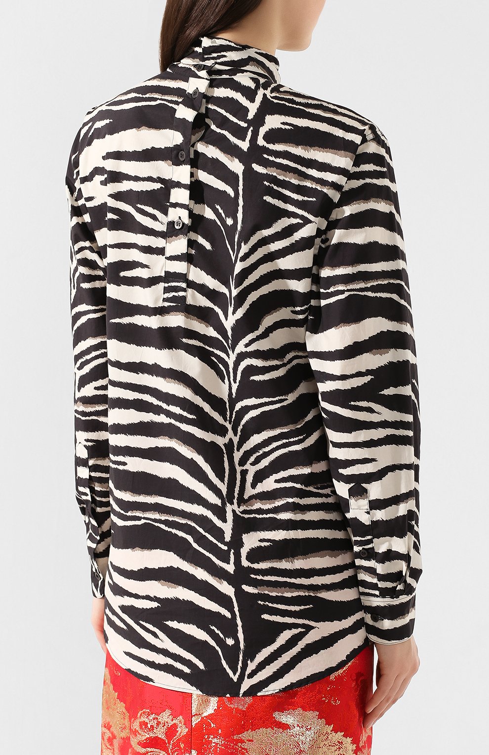 Хлопковая блузка DRIES VAN NOTEN, арт. 201-30771-9005, фото 4
