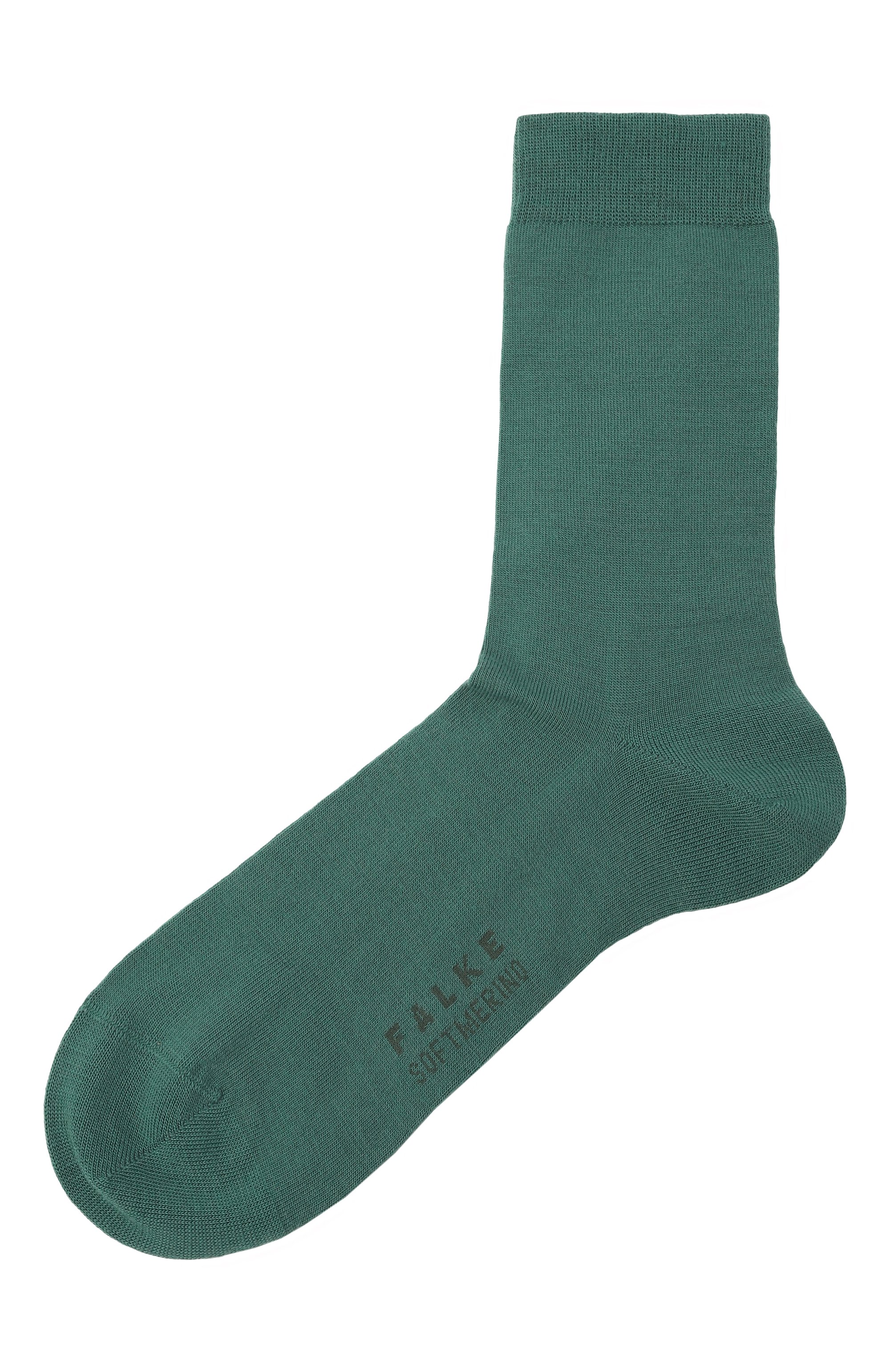 Носки из шерсти и хлопка softmerino FALKE зеленого цвета по цене 2940 руб., арт. 47488., фото 1 Носки из шерсти и хлопка softmerino FALKE, арт. 47488., фото 1