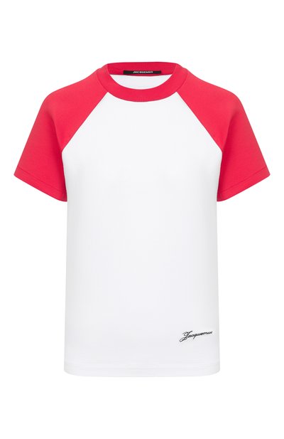 Хлопковая футболка JACQUEMUS, арт. 25E251JS205, фото 1